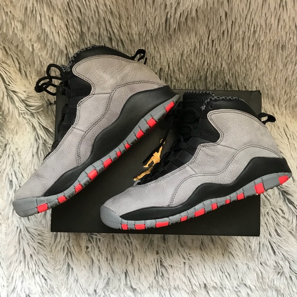 grey jordan retro 10